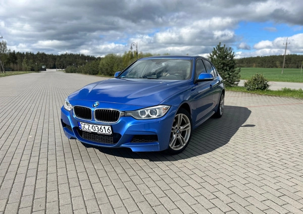 BMW Seria 3 cena 59500 przebieg: 208000, rok produkcji 2014 z Człuchów małe 277